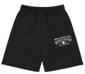 Denim Tears - ADG Sweatshort - Black/White — front view
