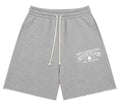 Denim Tears - ADG Sweatshort - Grey/White — front view