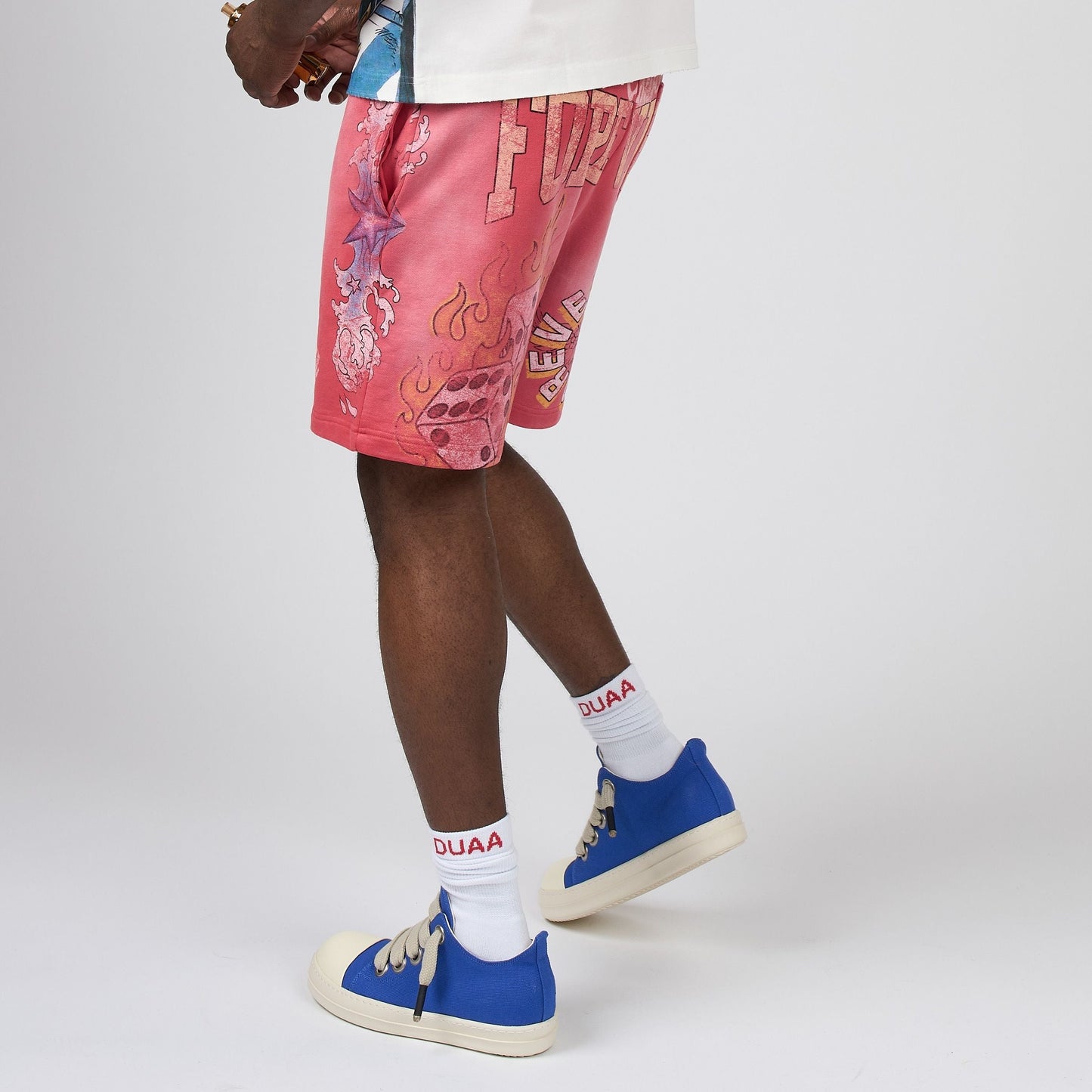 Duaa - Sunkist Short - Red — front view