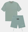 Fear of God Essentials - Tee & Shorts Set - Sycamore — front view