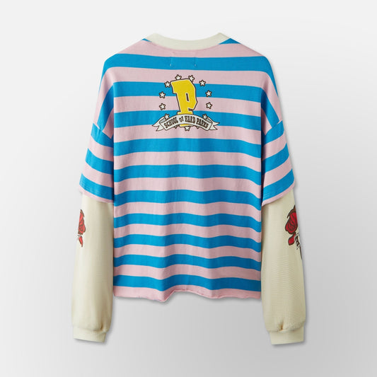 Hyde Park - School Of Hard Parks Crew - Blue/Pink — front view