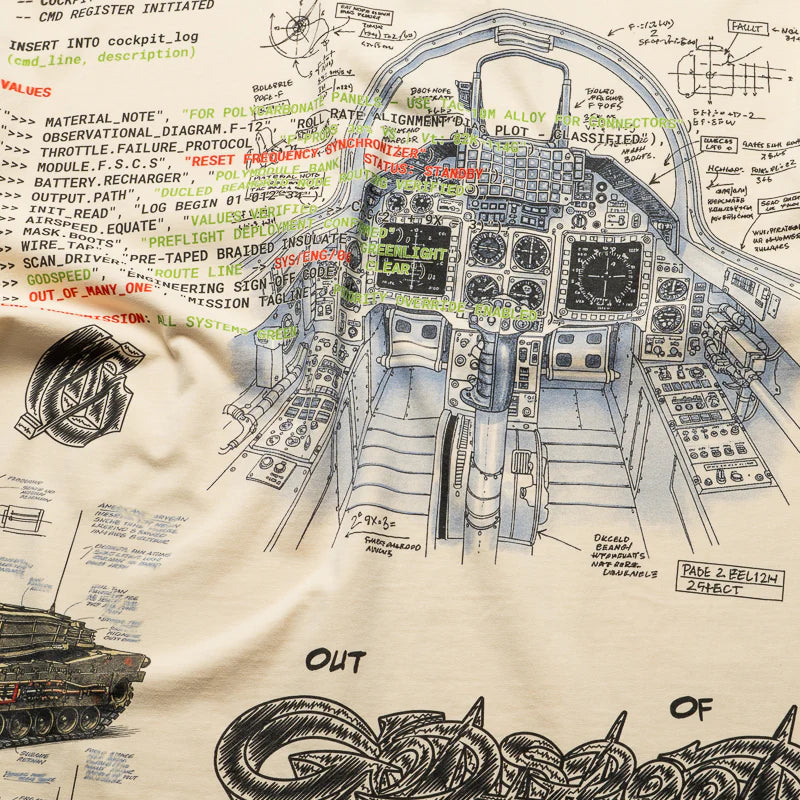 Godspeed - Art Of War T-shirt - Bone