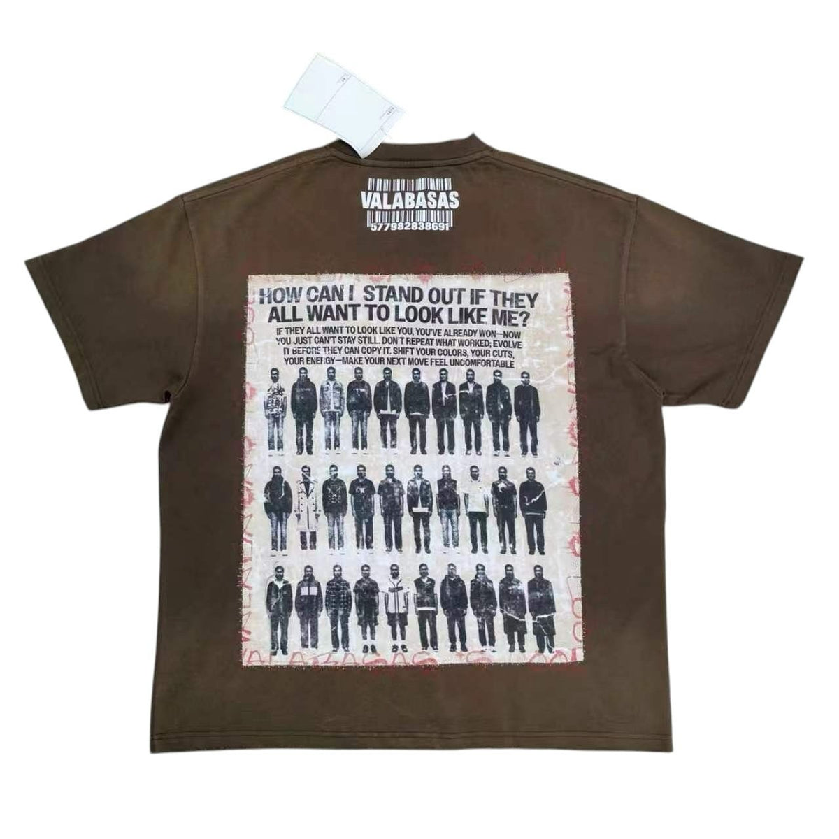 Valabasas - Stand Out Tee - Brown — front view