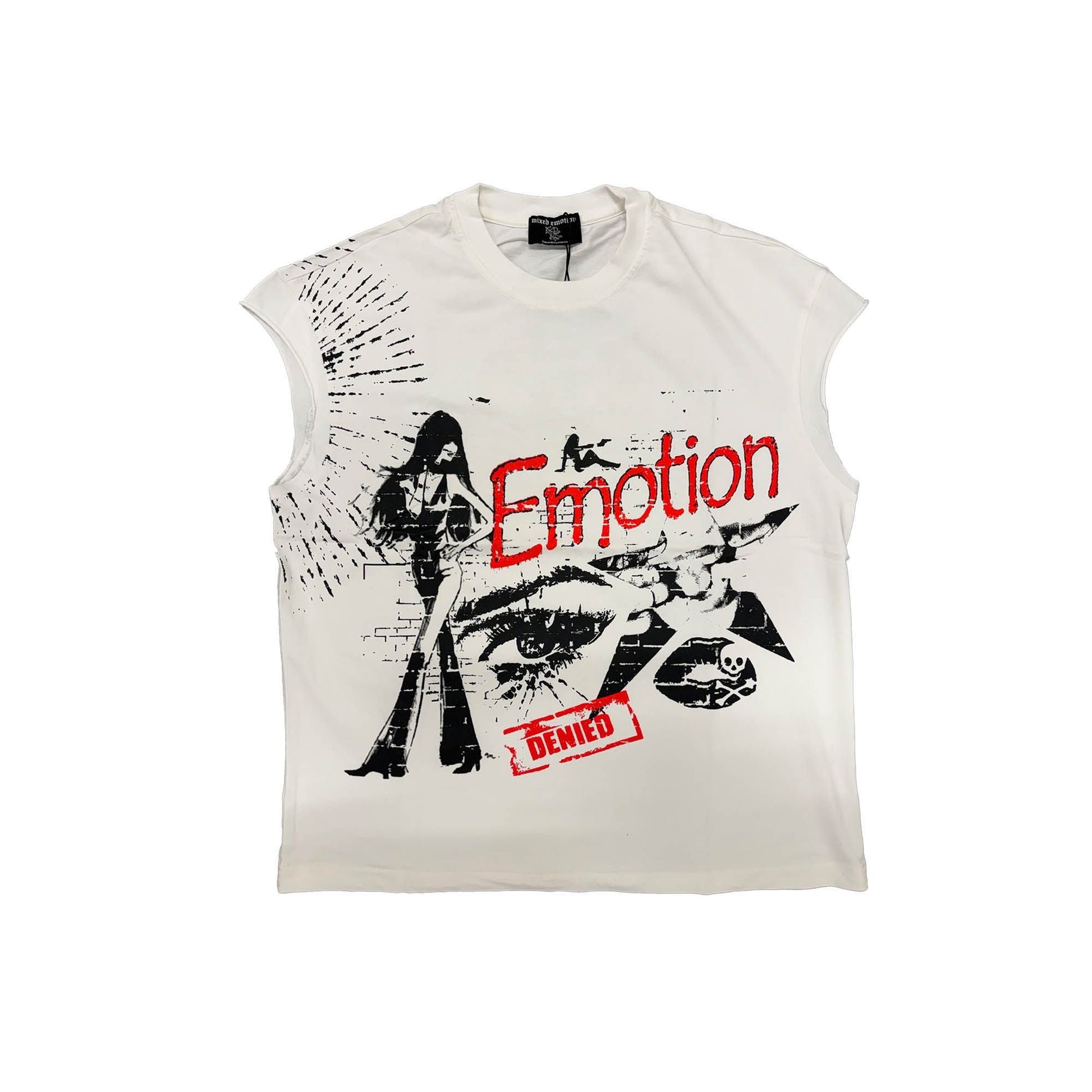 Mixed Emotion - Starboy Sleeveless Tee — front view