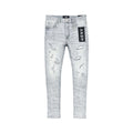 Anom Rift Skinny Fit in Light Gray Wash denim — front view