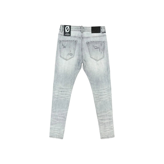 Anom Rift Skinny Fit in Light Gray Wash denim — front view