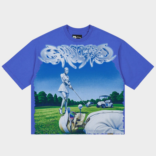 Godspeed - Up2par Tee - Blue — front view