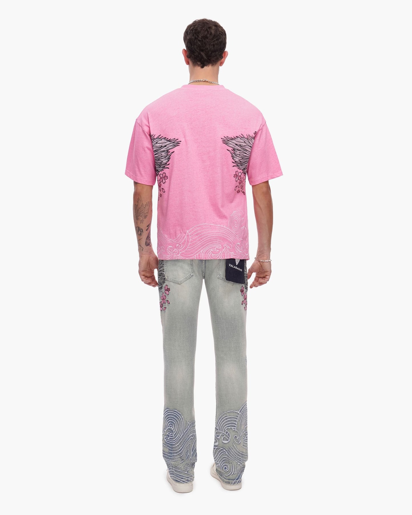Valabasas - Tenka Stacked Denim - Light Blue Wash — front view