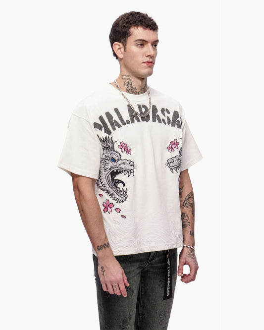 Valabasas - Ikari Tee - Off-White — front view