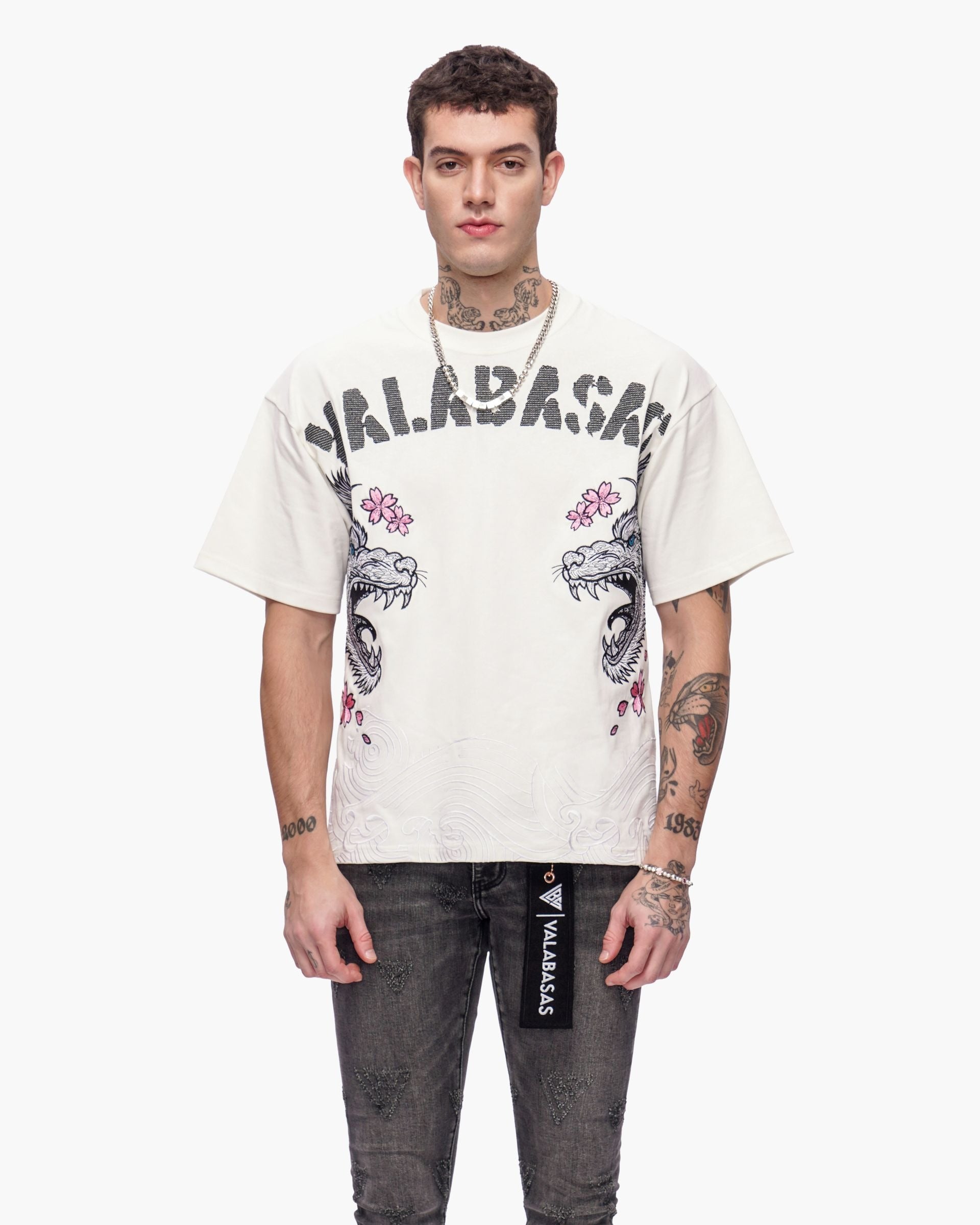 Valabasas - Ikari Tee - Off-White — front view