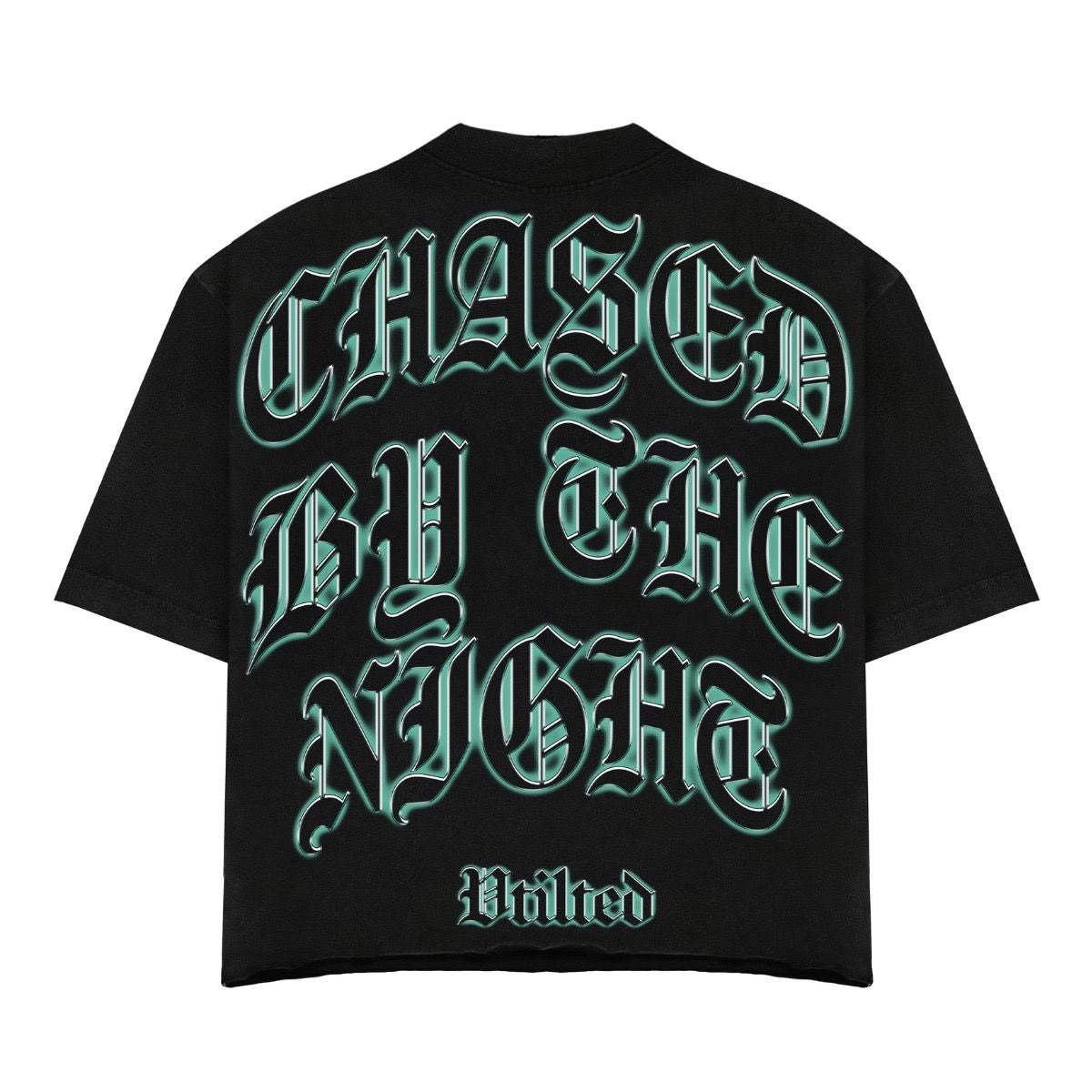 Vtilted - "CHINATOWN" Tee - Jet Black — front view
