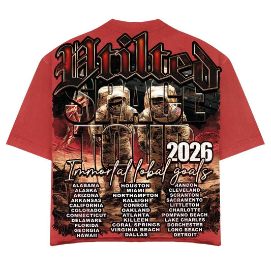 Vtilted - "Immortal" Tee - Red — front view