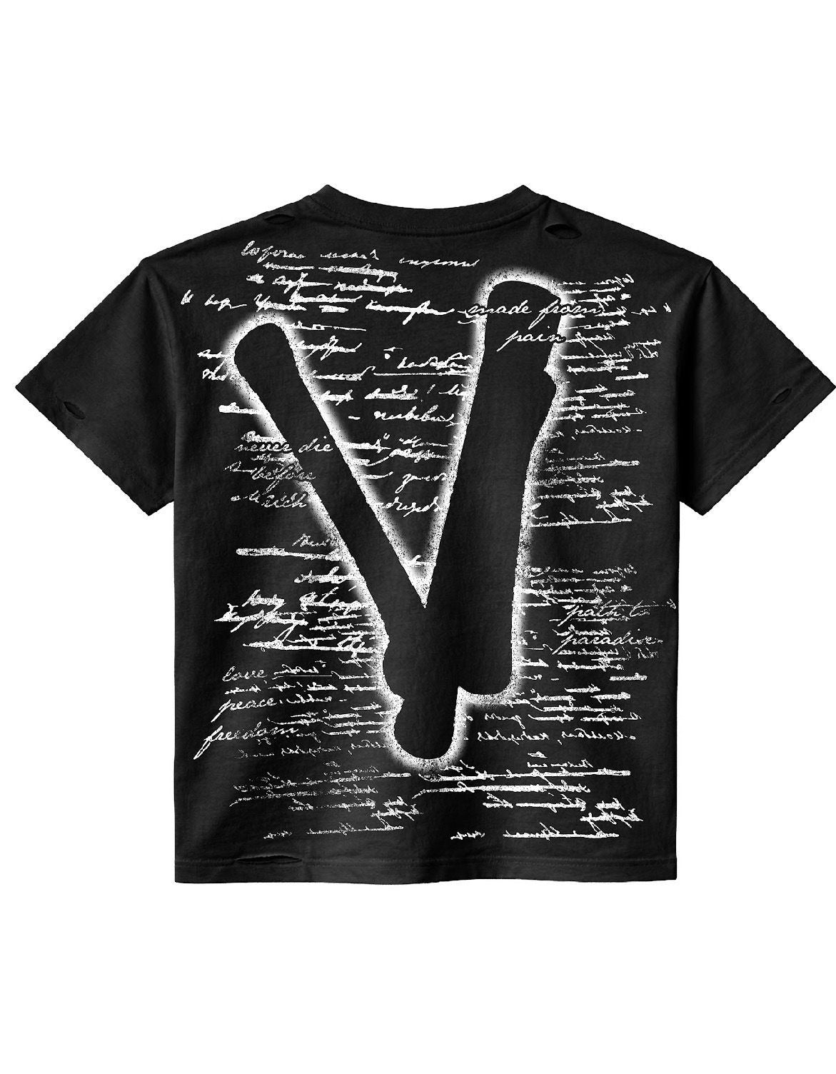 Vtilted - "Ghost" Tee - Jet Black — front view