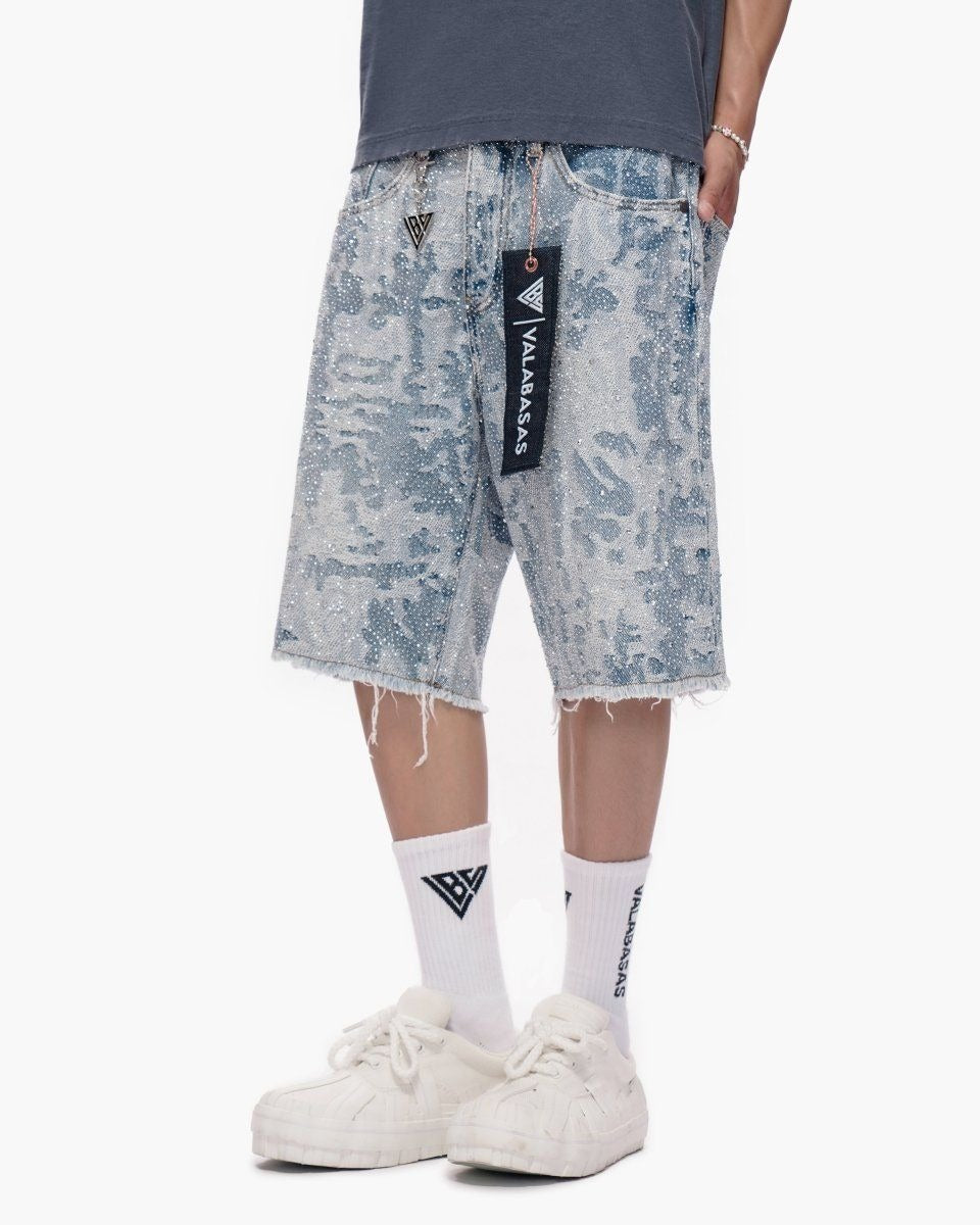 Valabasas - Vertigo Shorts - Blue/White — front view