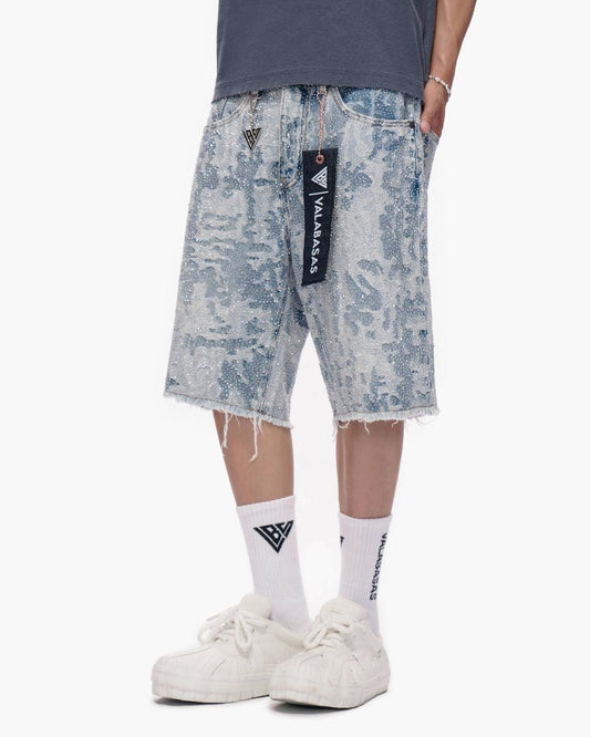 Valabasas - Vertigo Shorts - Blue/White — front view