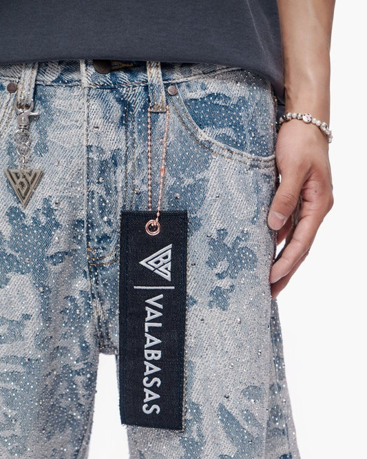 Valabasas - Vertigo Shorts - Blue/White — front view