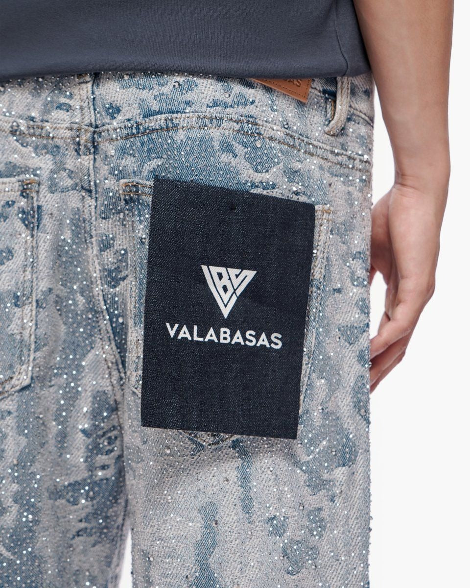 Valabasas - Vertigo Shorts - Blue/White — front view