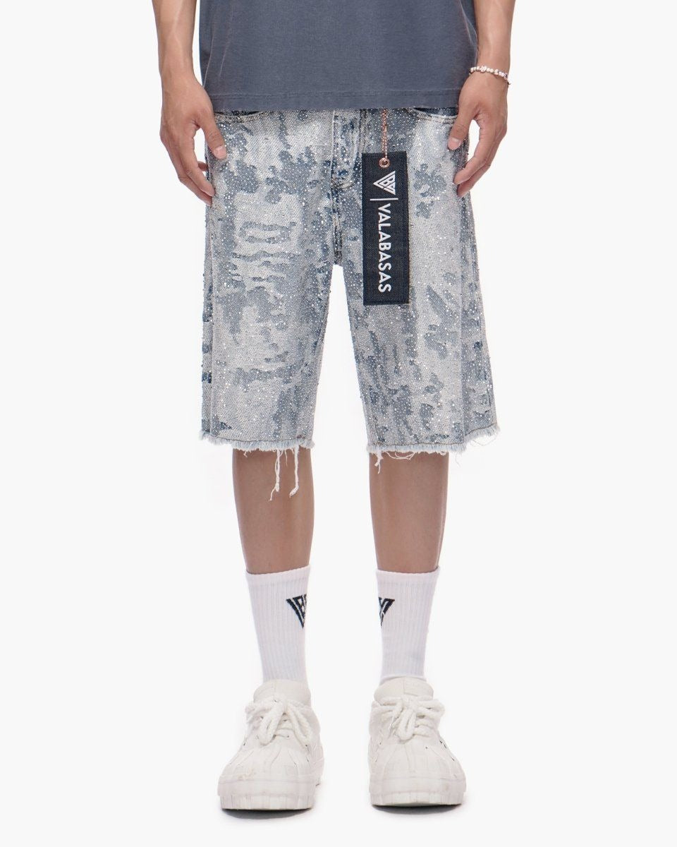 Valabasas - Vertigo Shorts - Blue/White — front view