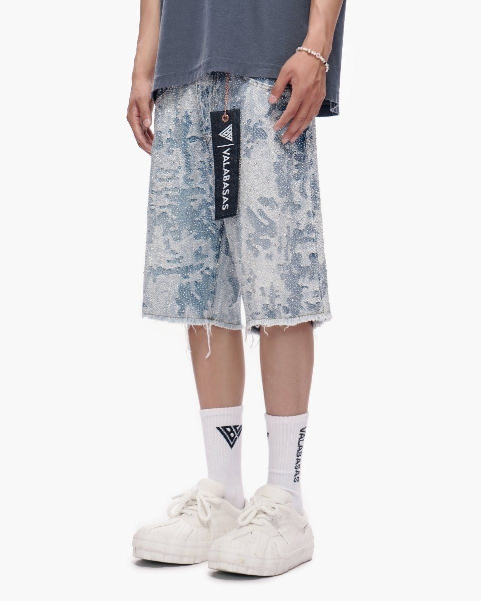 Valabasas - Vertigo Shorts - Blue/White — front view