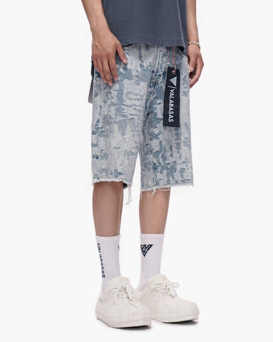 Valabasas - Vertigo Shorts - Blue/White — front view