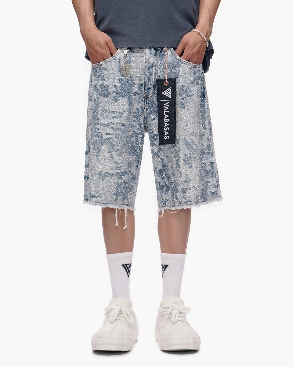 Valabasas - Vertigo Shorts - Blue/White — front view