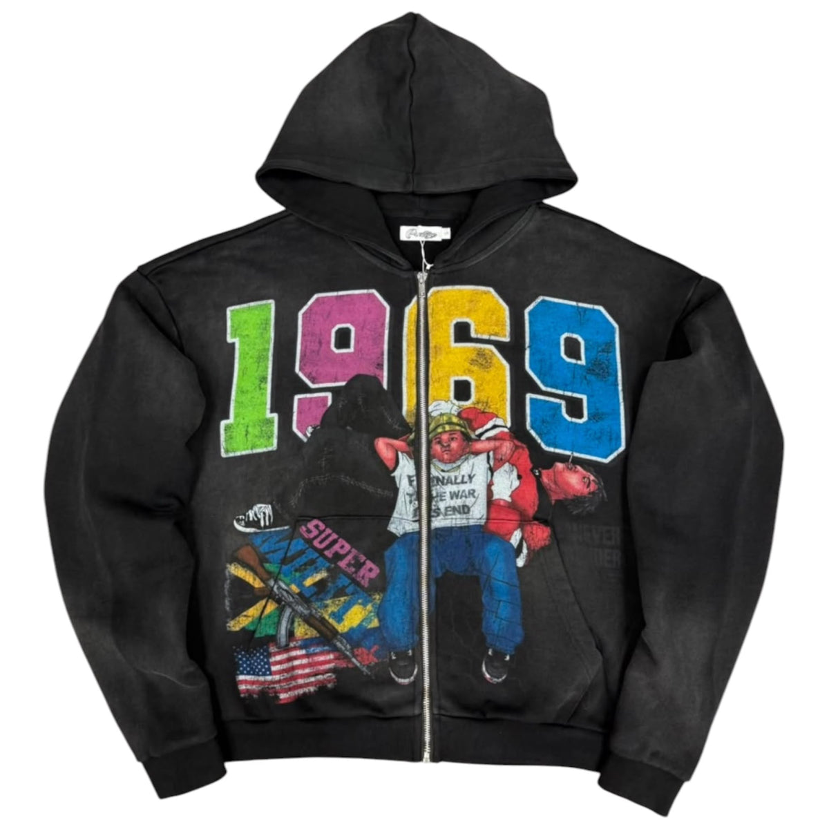 Prestige - War Has Ended Zip Hoodie - Black — 1