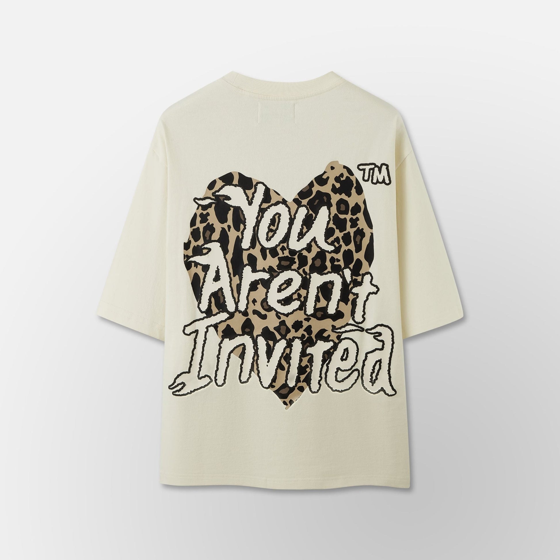 Hyde Park - Yai Wyld Heart Tee - Light Brown/Cream — front view