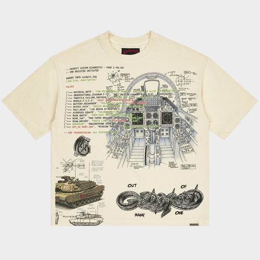 Godspeed - Art Of War T-shirt - Bone — front view