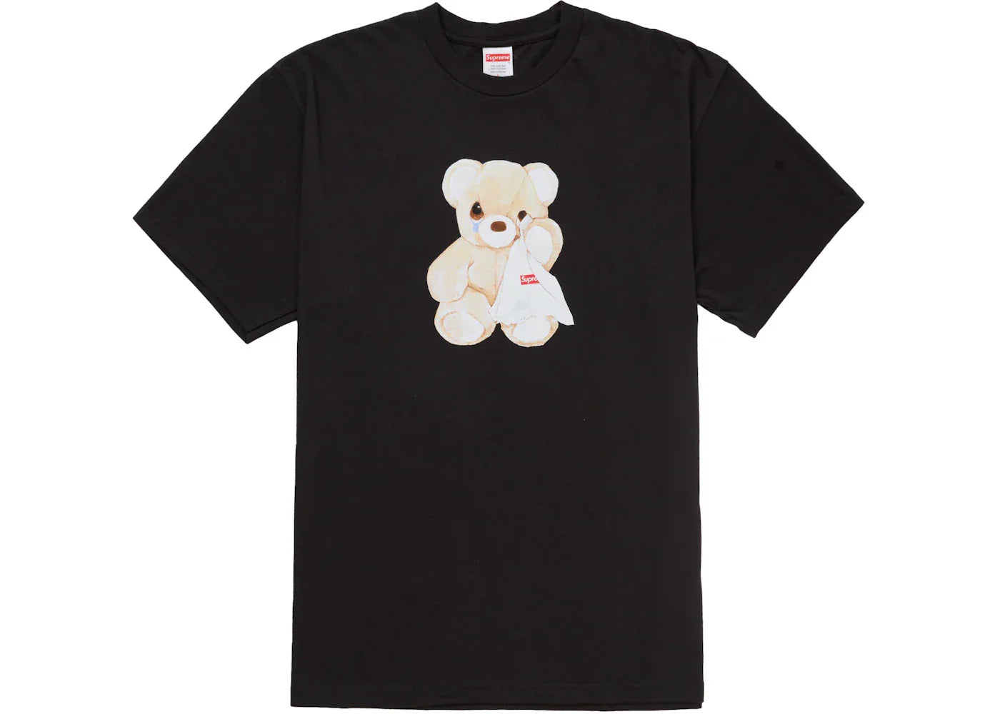 Supreme - Bear Tee (SS25) - Black — front view