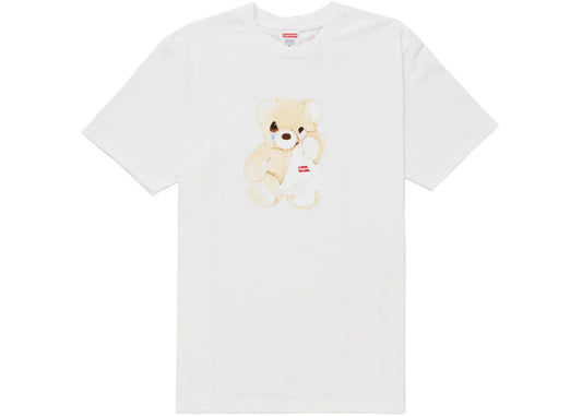 Supreme - Bear Tee (SS25) - White — front view