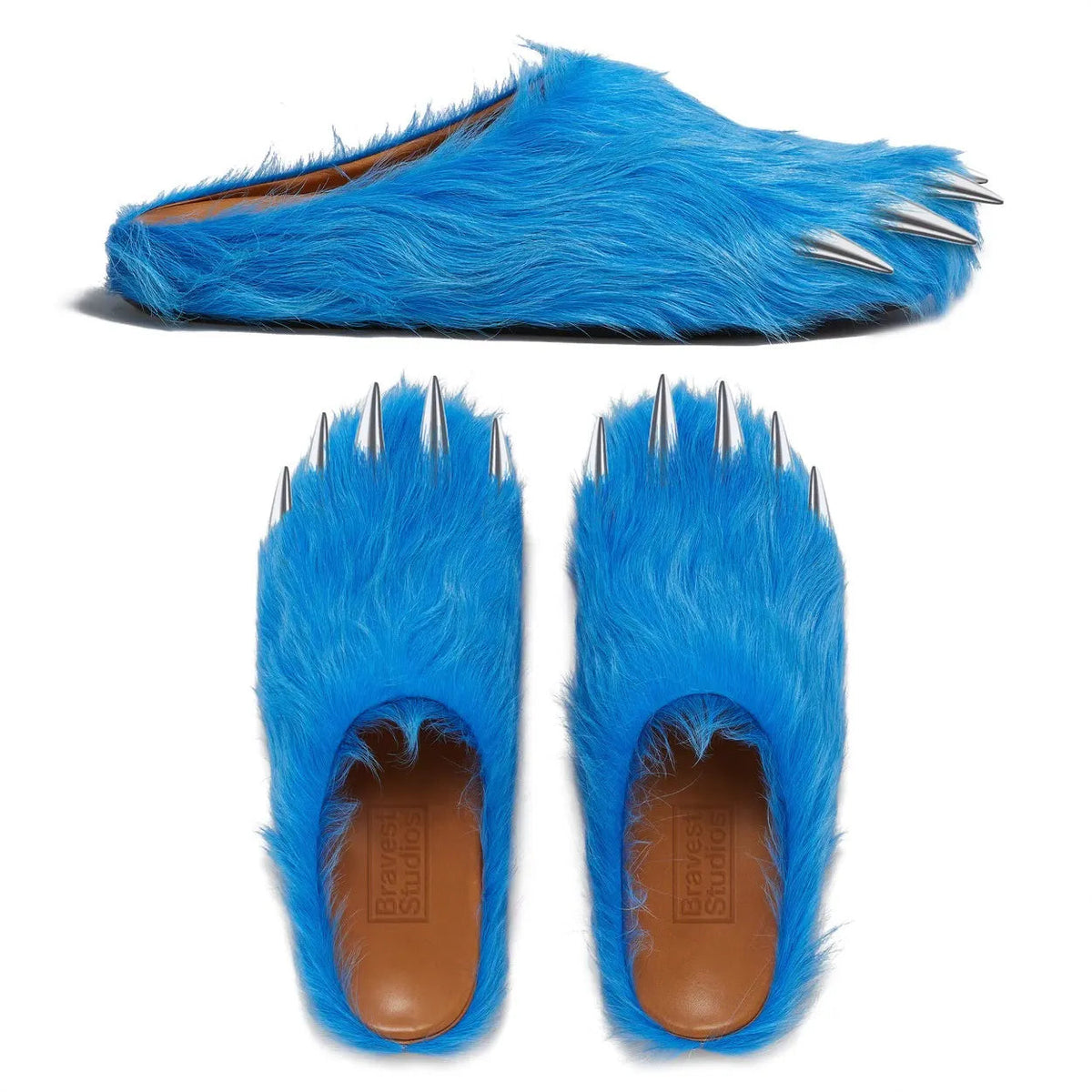 Bravest Studios - Bear Claw Mules - Blue — front view