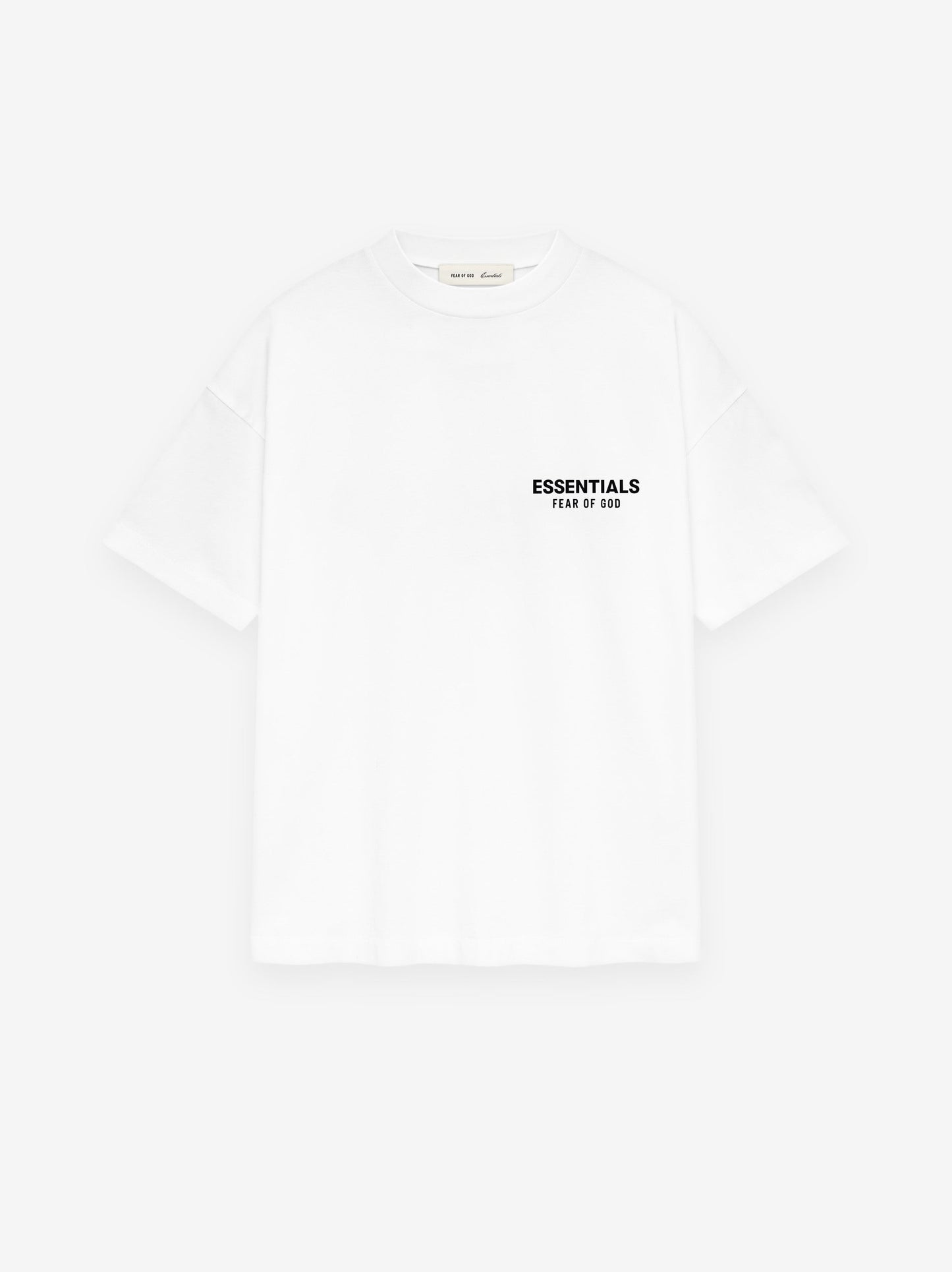 Fear of God Essentials - Classic SS Tee - Bright White — front view