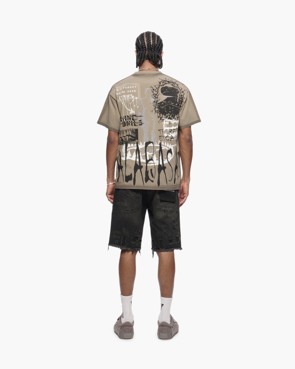 Valabasas - Clipped Jorts - Black Washed
