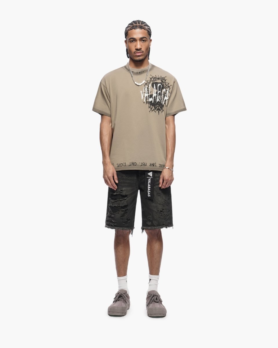 Valabasas - Clipped Jorts - Black Washed