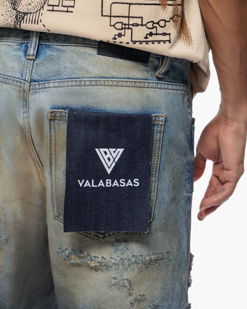Valabasas - Clipped Jorts - Dirty Washed
