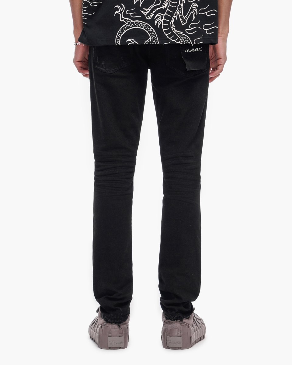 Valabasas - Collage Skinny Denim - Collage - Grey Vintage Wash