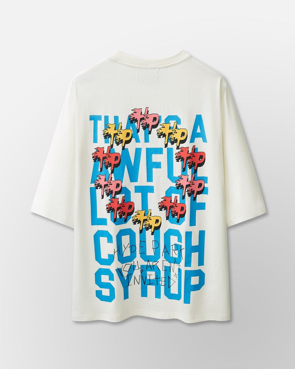 Hyde Park That's A Awful Lot Of Colorful Tee - White — front view