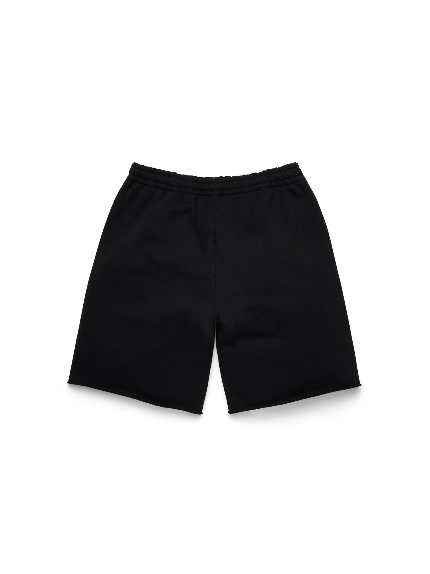 Denim Tears - ADG Sweatshort - Black/White — front view