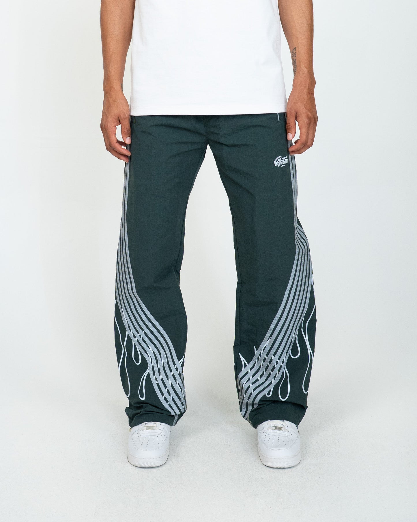 EPTM - Flame Highland Pants - Forest Green — front view
