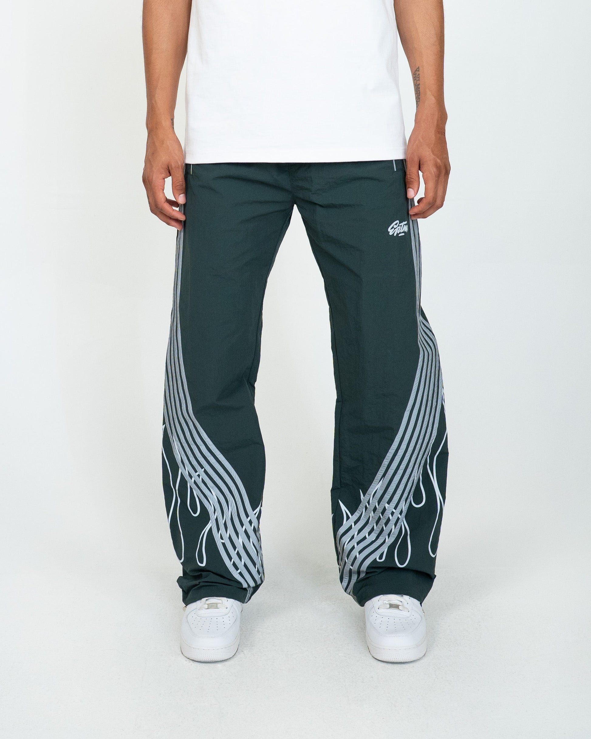 EPTM - Flame Highland Pants - Forest Green — front view
