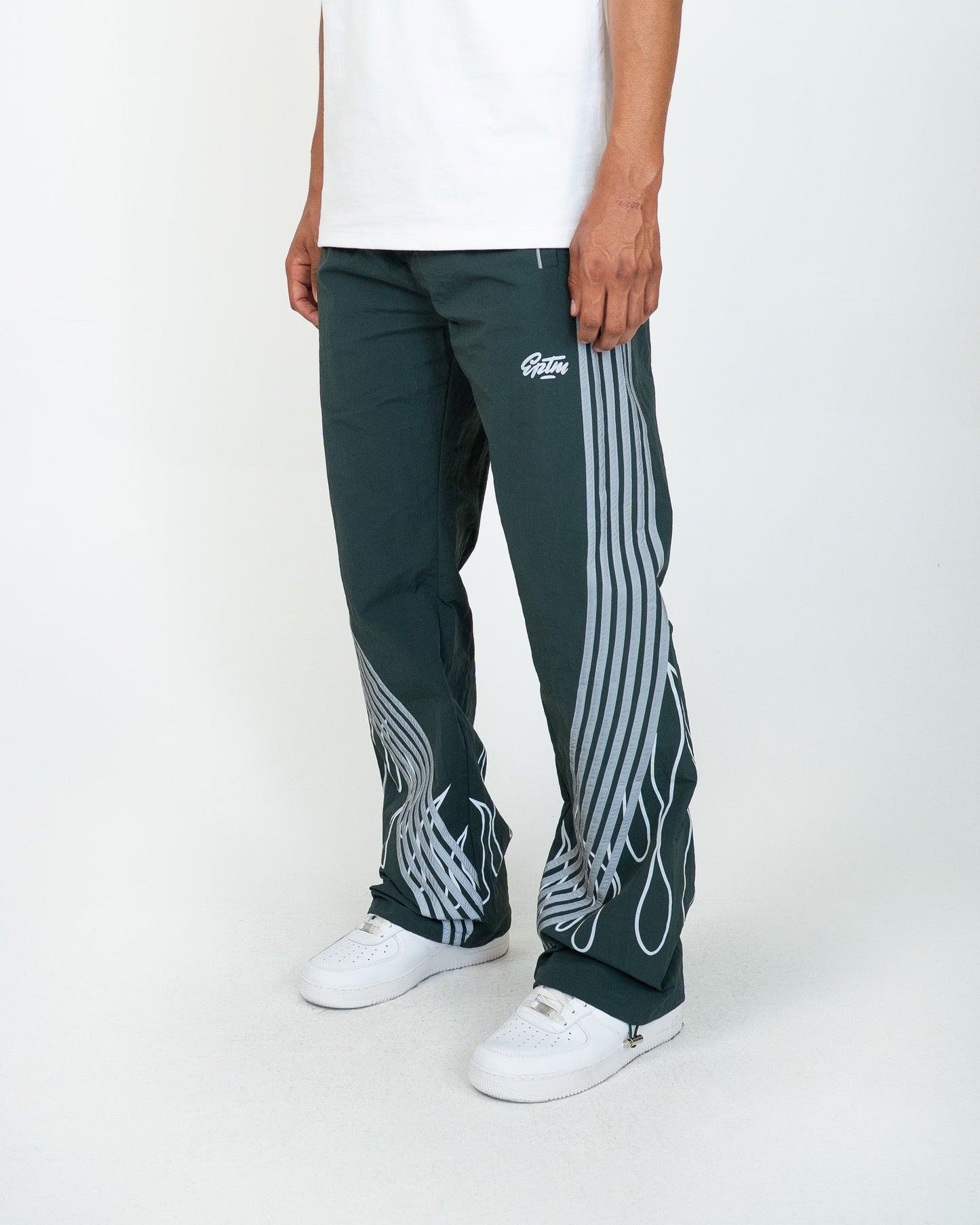 EPTM - Flame Highland Pants - Forest Green — front view