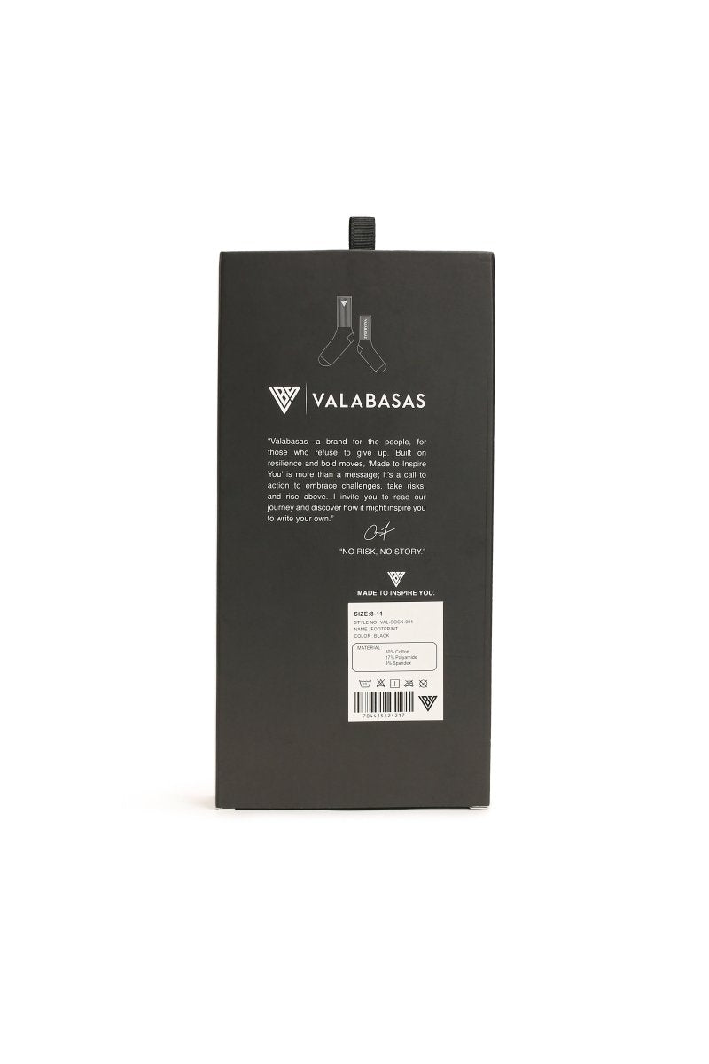 Valabasas - Footprint Socks - Black