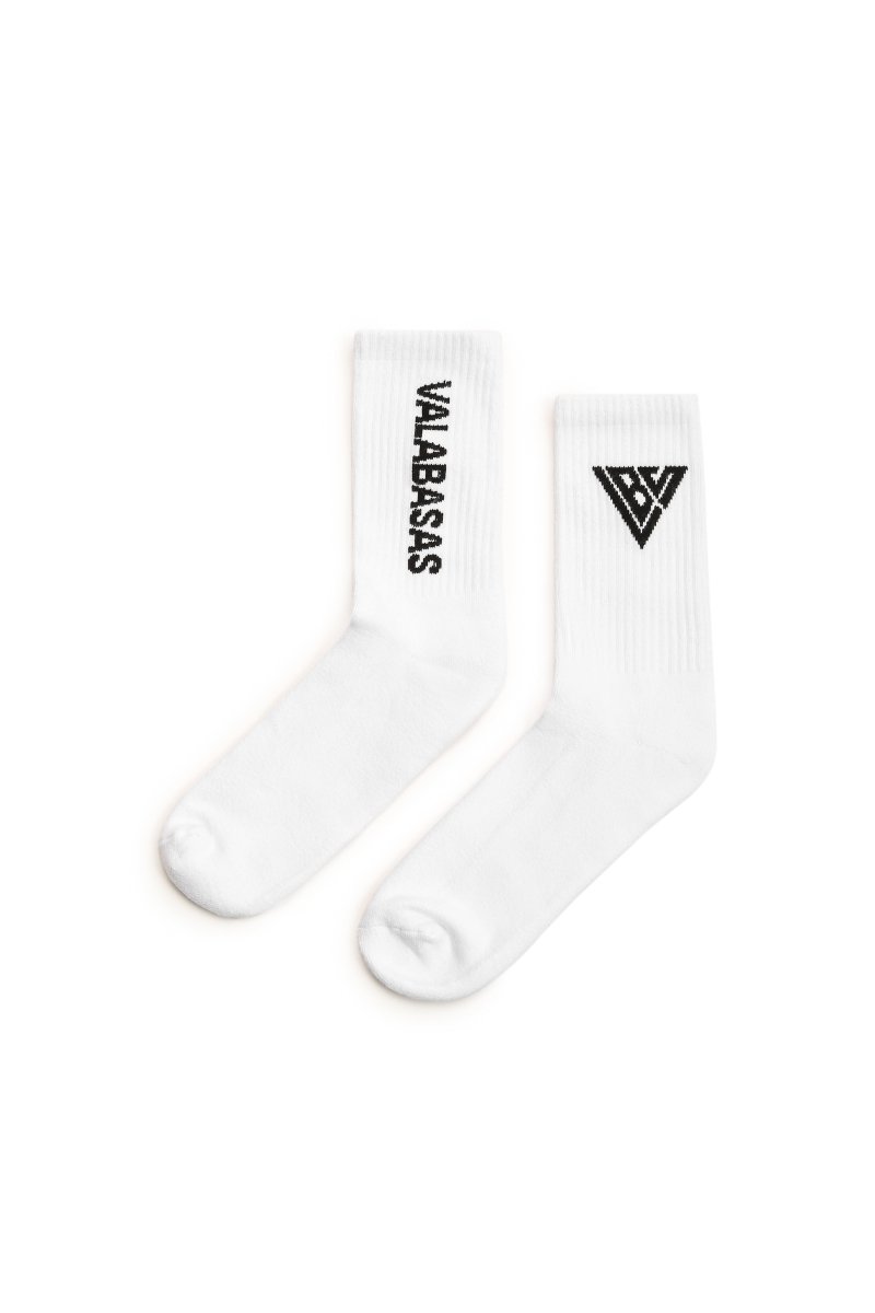 Valabasas - Footprint Socks - White