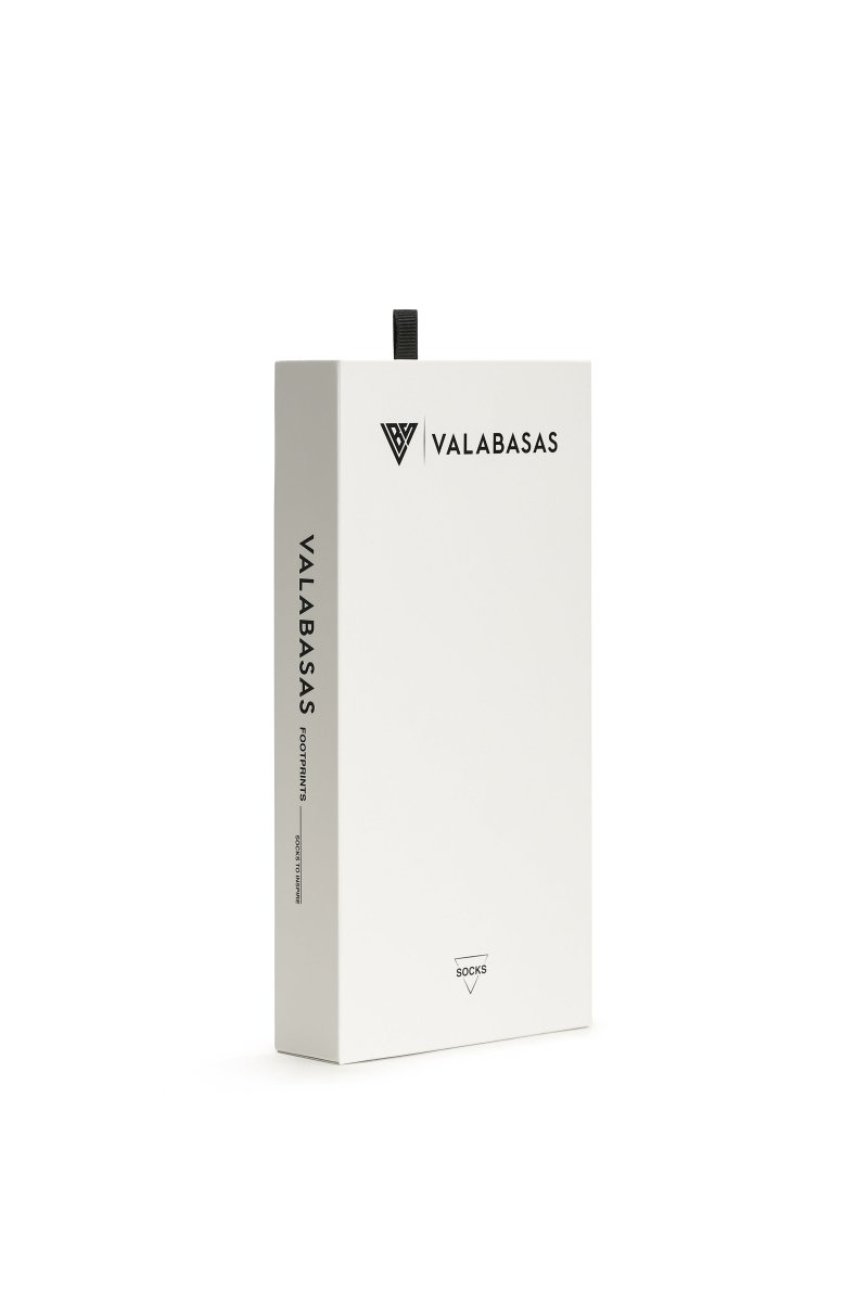 Valabasas - Footprint Socks - White