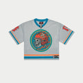 Godspeed - First Down Jersey (Grey/Blue/Orange) NYC — front view