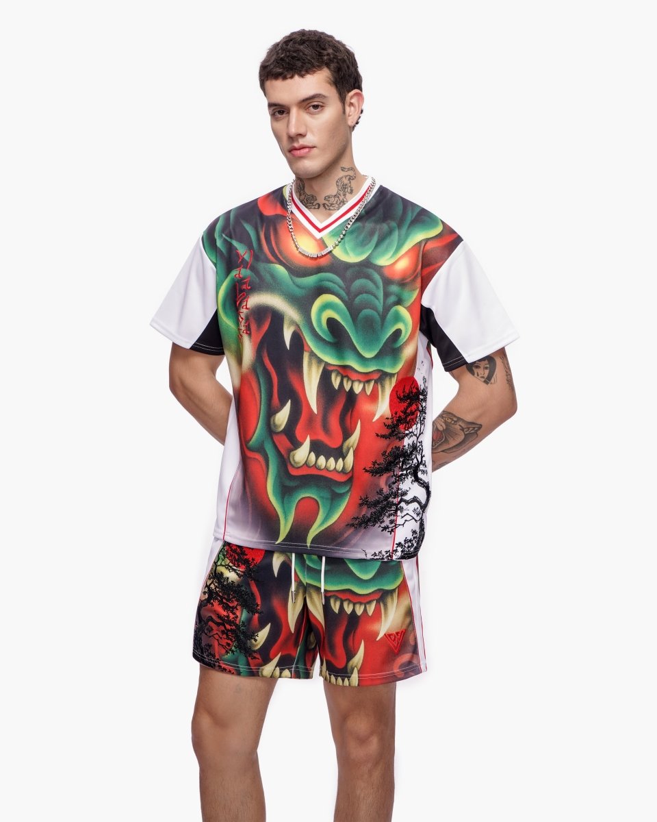 Valabasas - Green Inferno Tee - Multicolor