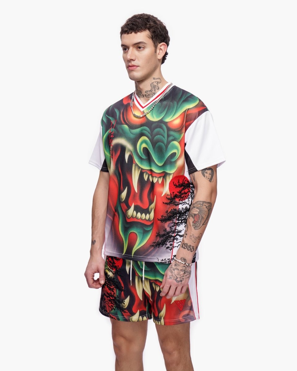 Valabasas - Green Inferno Tee - Multicolor