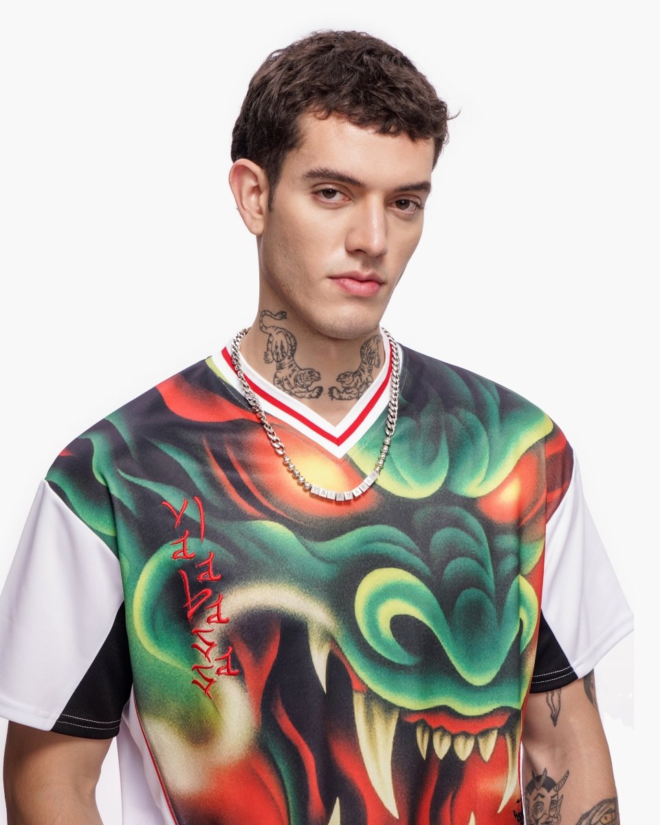 Valabasas - Green Inferno Tee - Multicolor
