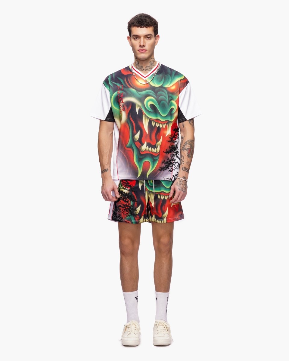 Valabasas - Green Inferno Tee - Multicolor
