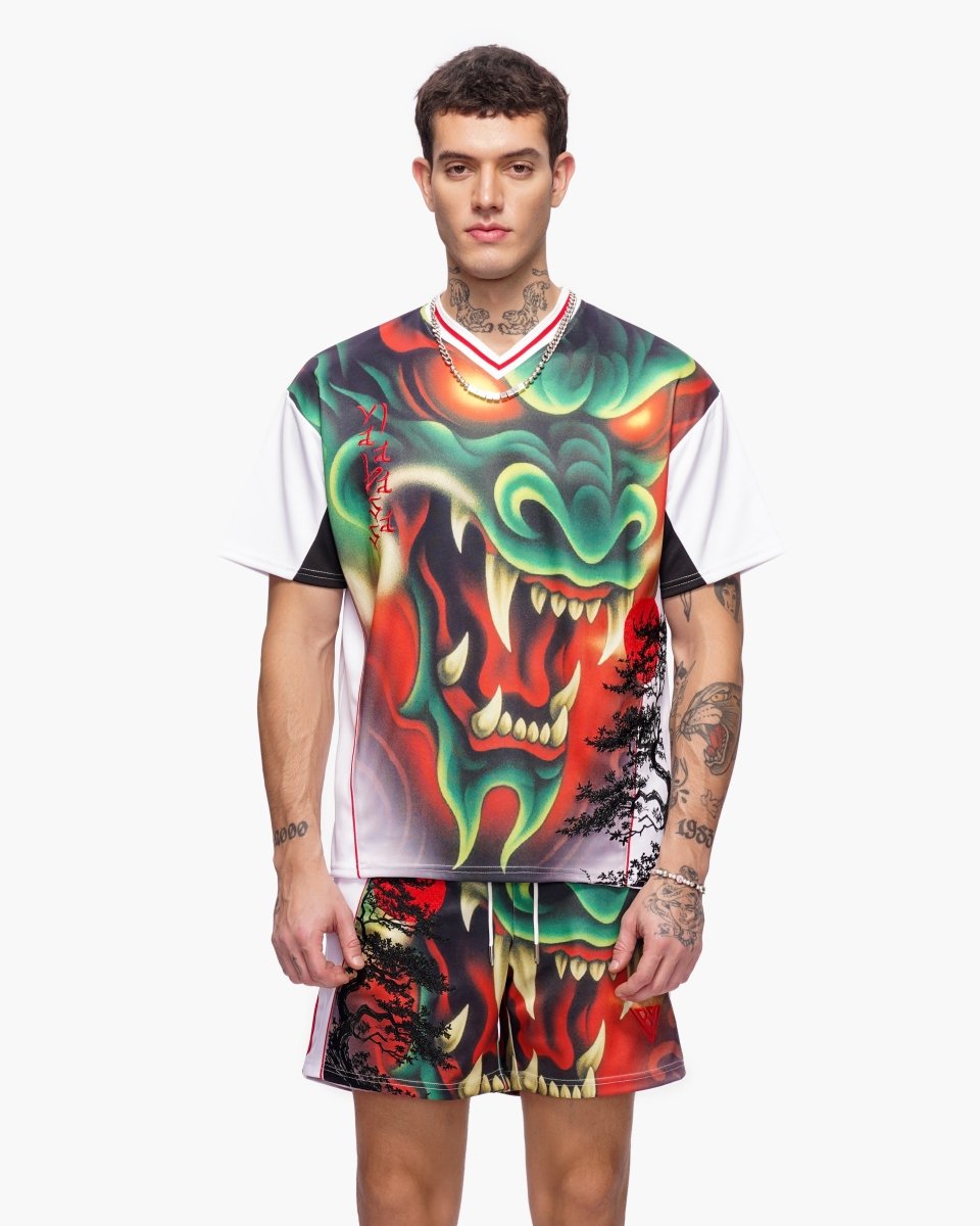 Valabasas - Green Inferno Tee - Multicolor